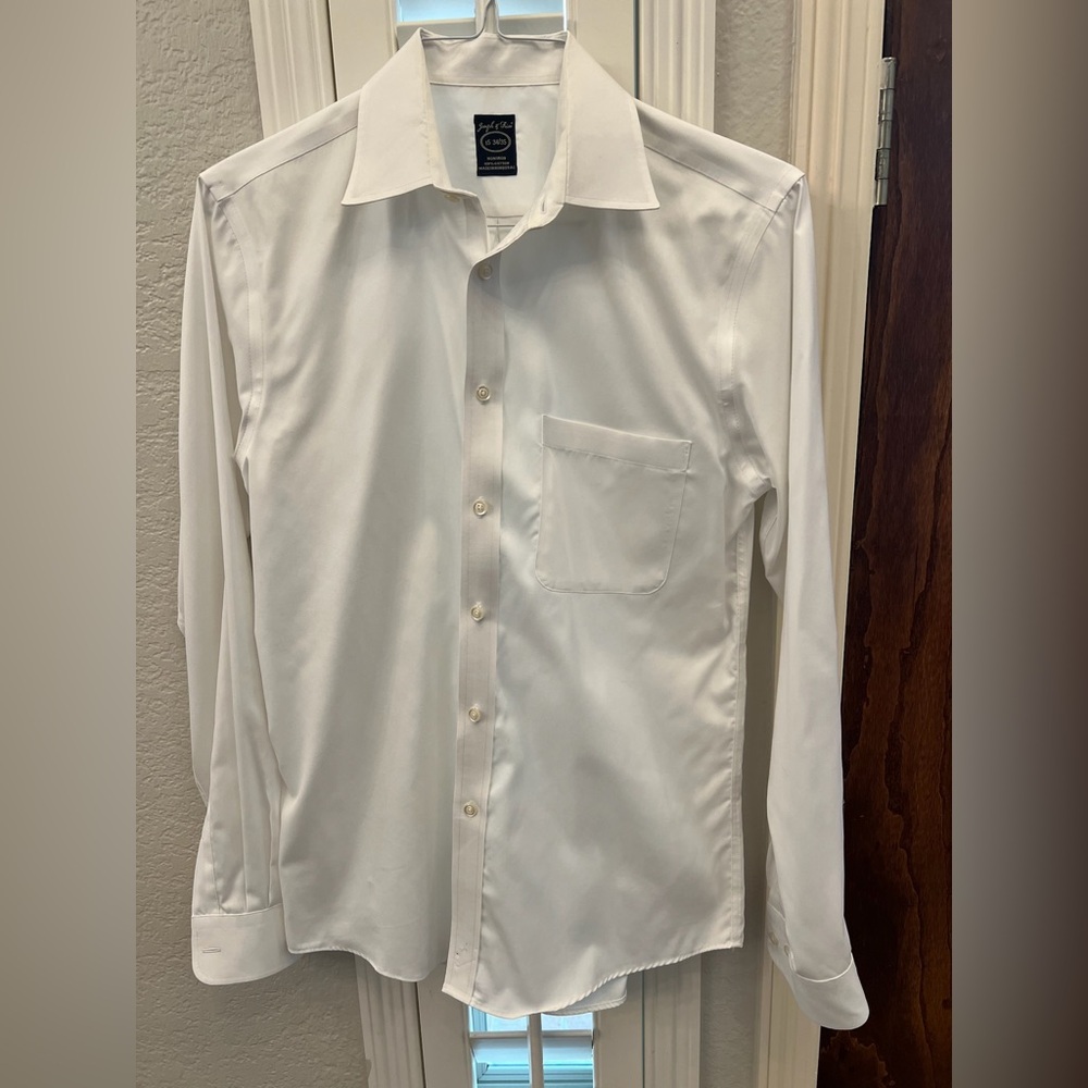 Men's White Non-Iron Dress Shirt
